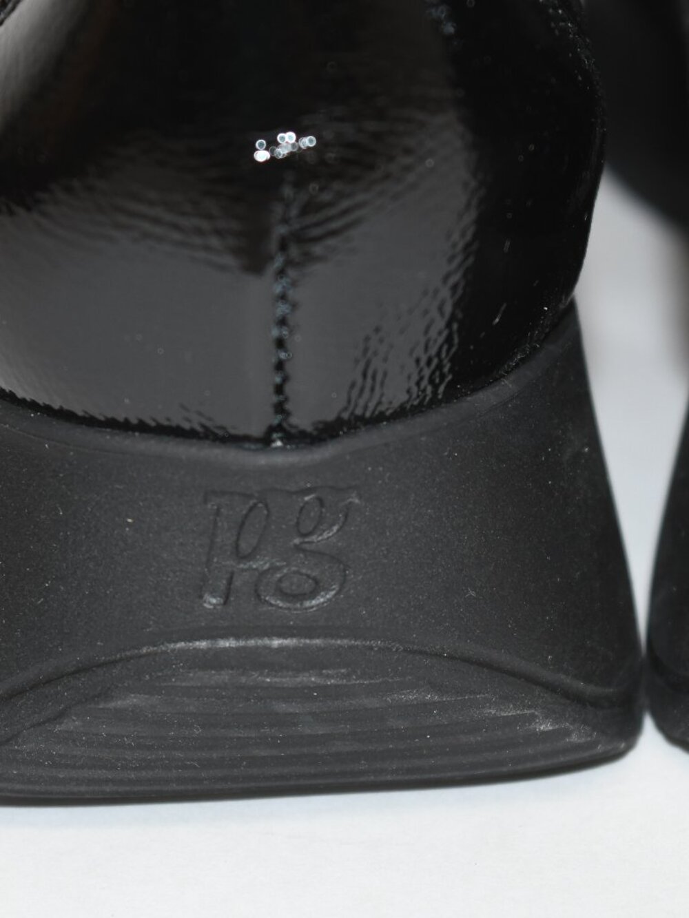 $480 PAUL GREEN Cleo Loafer SHOES BLACK CRINKLED PATENT 9 US (A6) - Picture 6 of 8